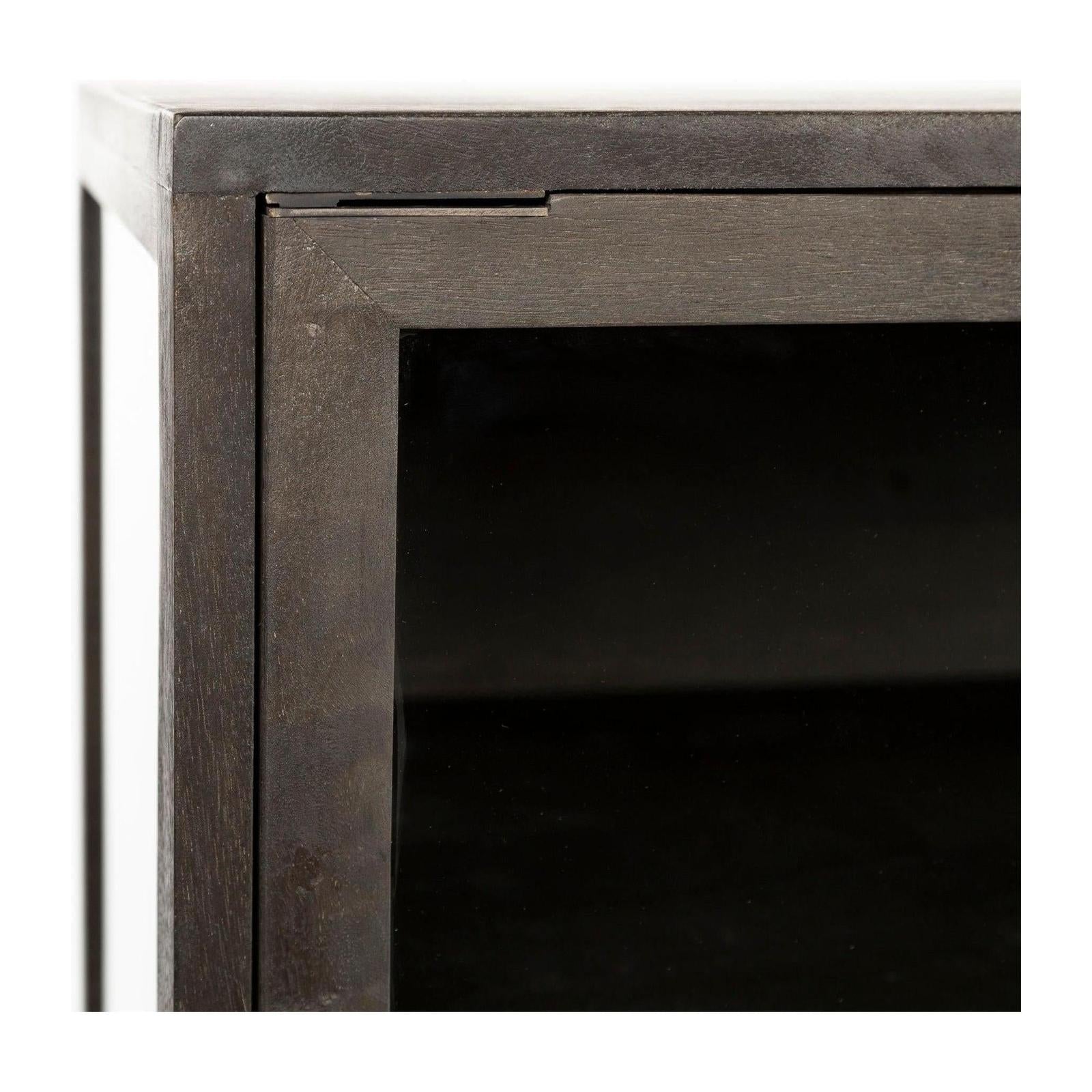 Mercana Arelius Glass Doors Accent Cabinet