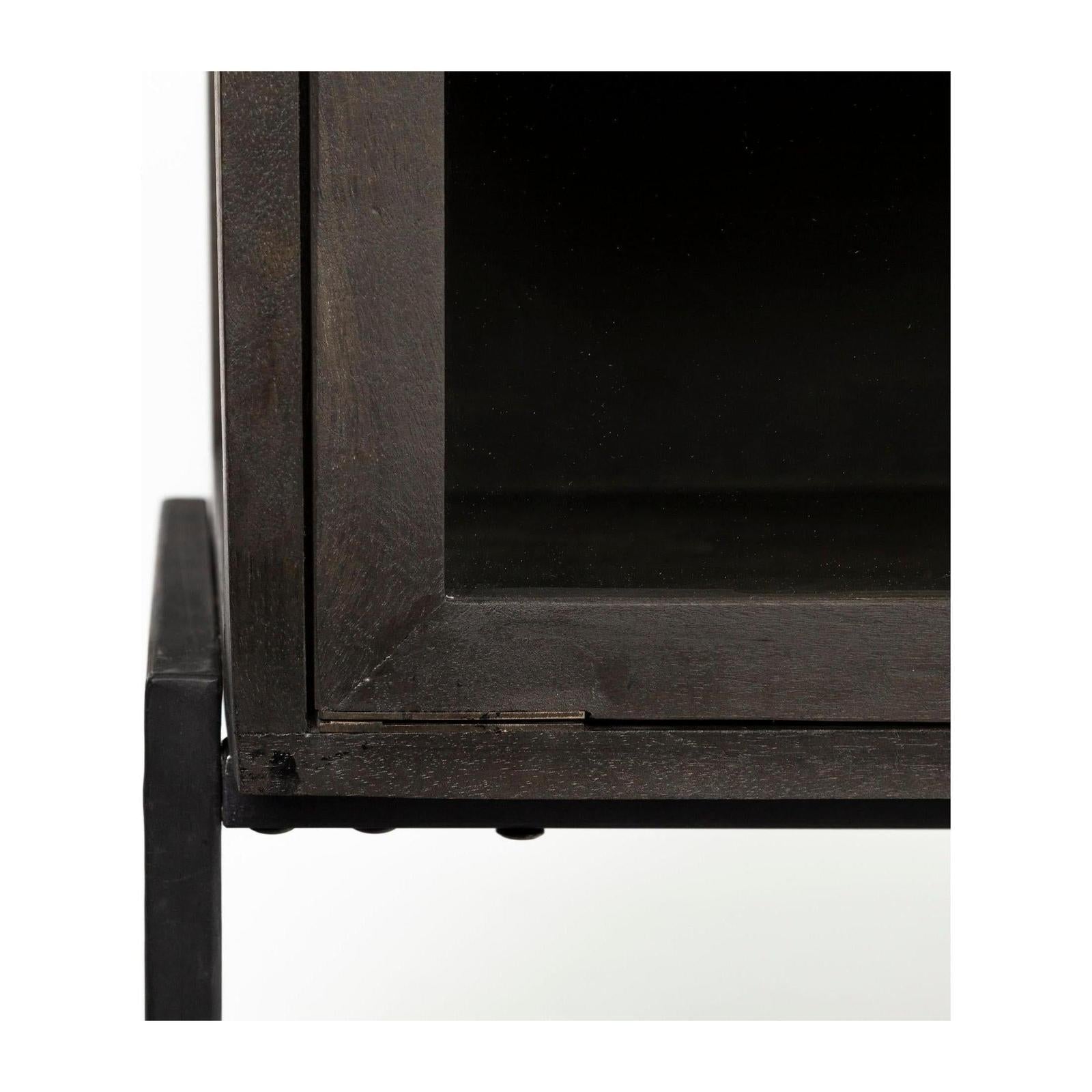 Mercana Arelius Glass Doors Accent Cabinet