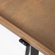 Mercana Helios Rectangular Brown Raised Edge Top Console Table