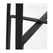 Mercana Helios Rectangular Brown Raised Edge Top Console Table