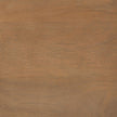 Mercana Helios Round Brown Solid Wood Iron Base Nesting End/Side Tables - Set of 2