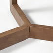 Mercana Denver Rectangular Brown Solid Wood Top & Base Dining Table