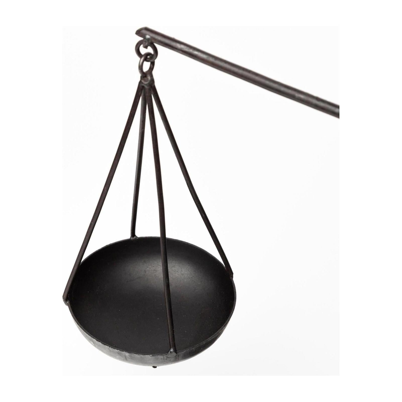 Mercana Ellis Black Metal Vintage Inspired Weighing Scale