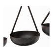 Mercana Enos Black Metal 4 Bowl Ancient Spice Market Decorative Display