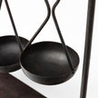 Mercana Enos Black Metal 4 Bowl Ancient Spice Market Decorative Display