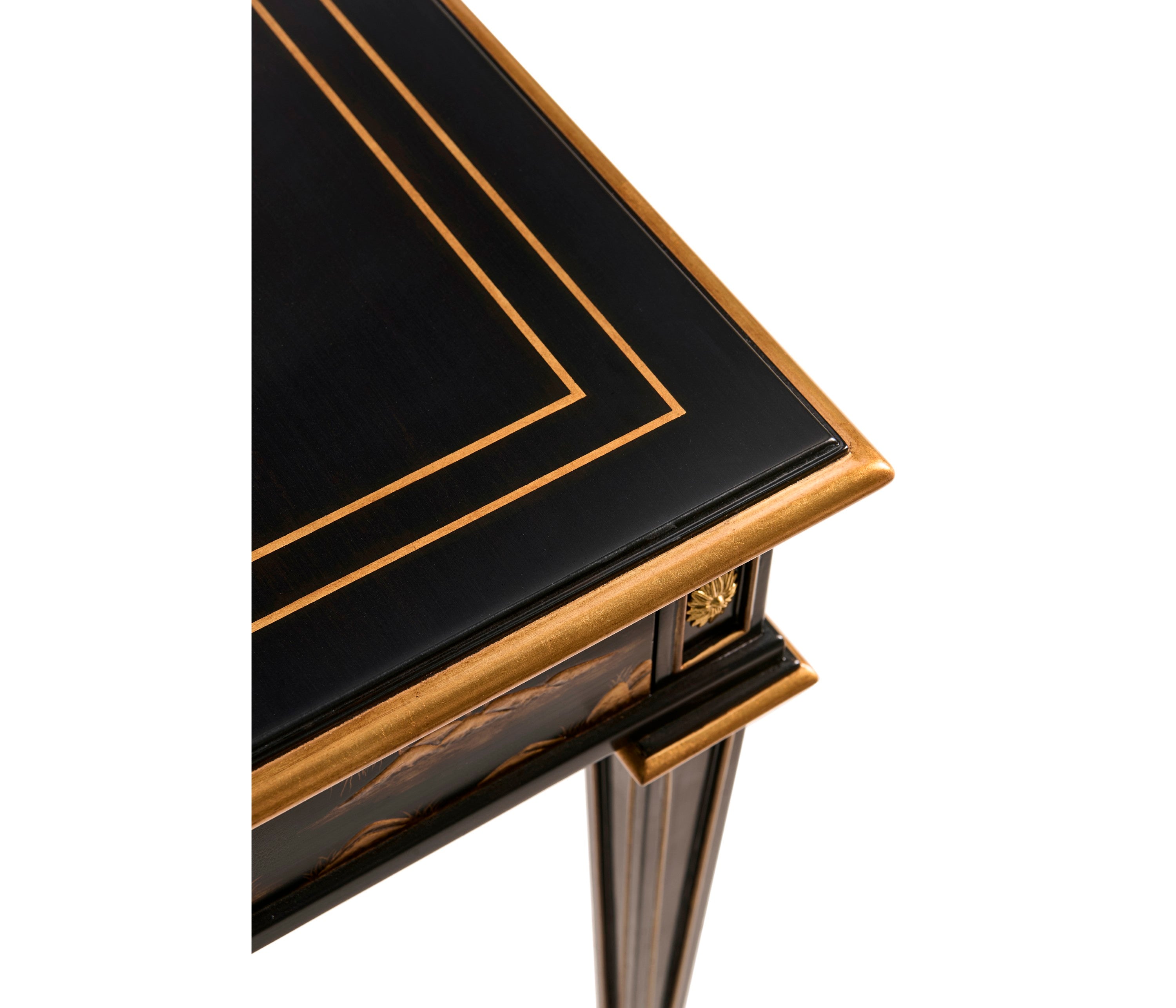 Jonathan Charles Chinoiserie Style Bedside Table ( 495352-EBF )