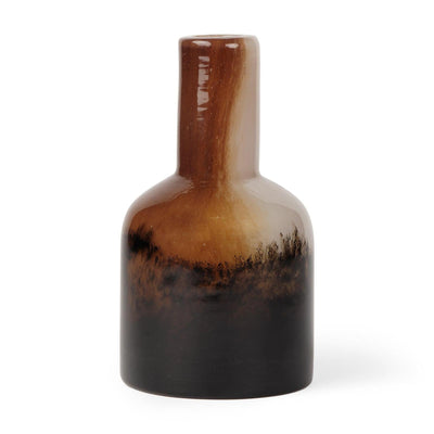 Mercana Marans Amber Multi-Color Glass Vase