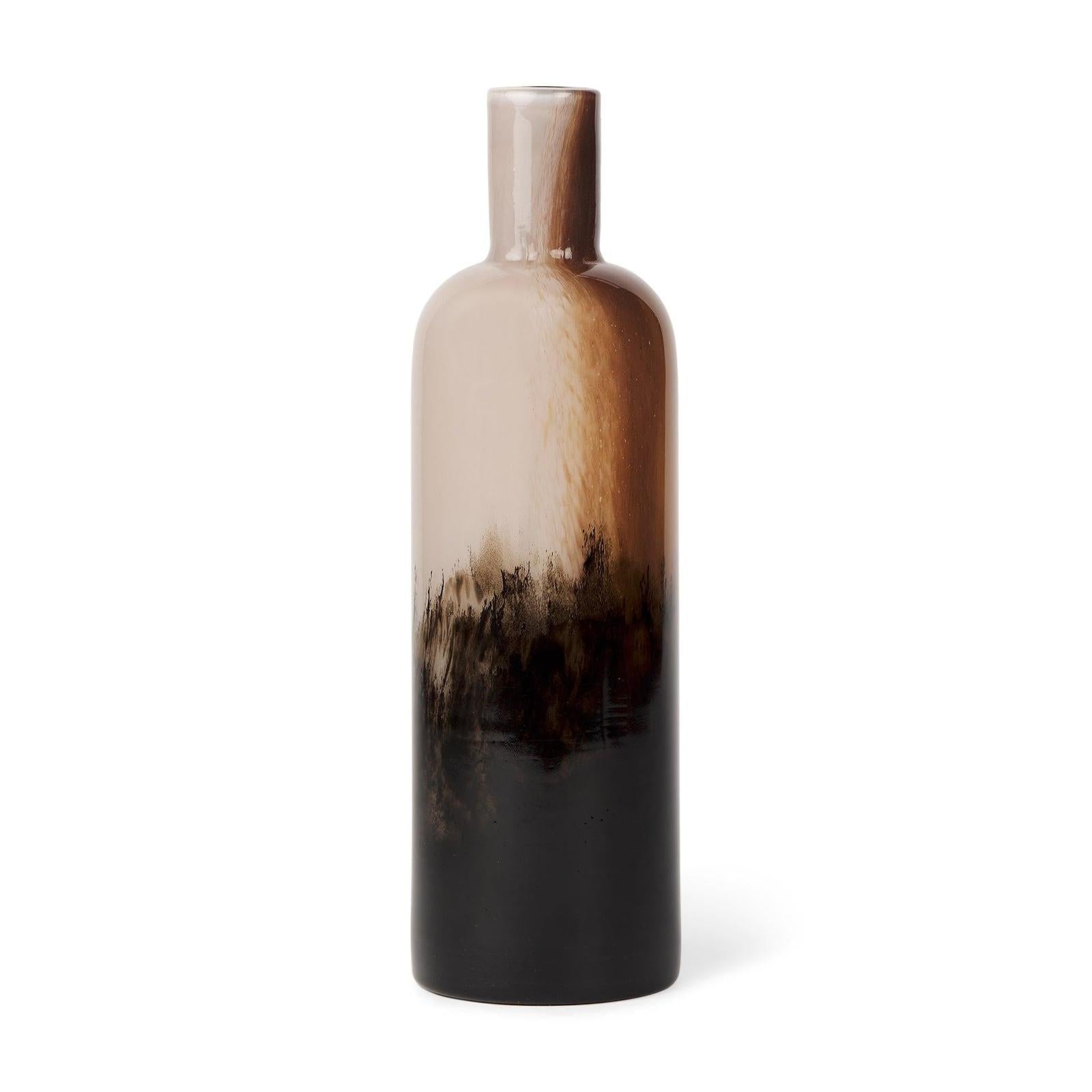 Mercana Marans Amber Multi-Color Glass Vase