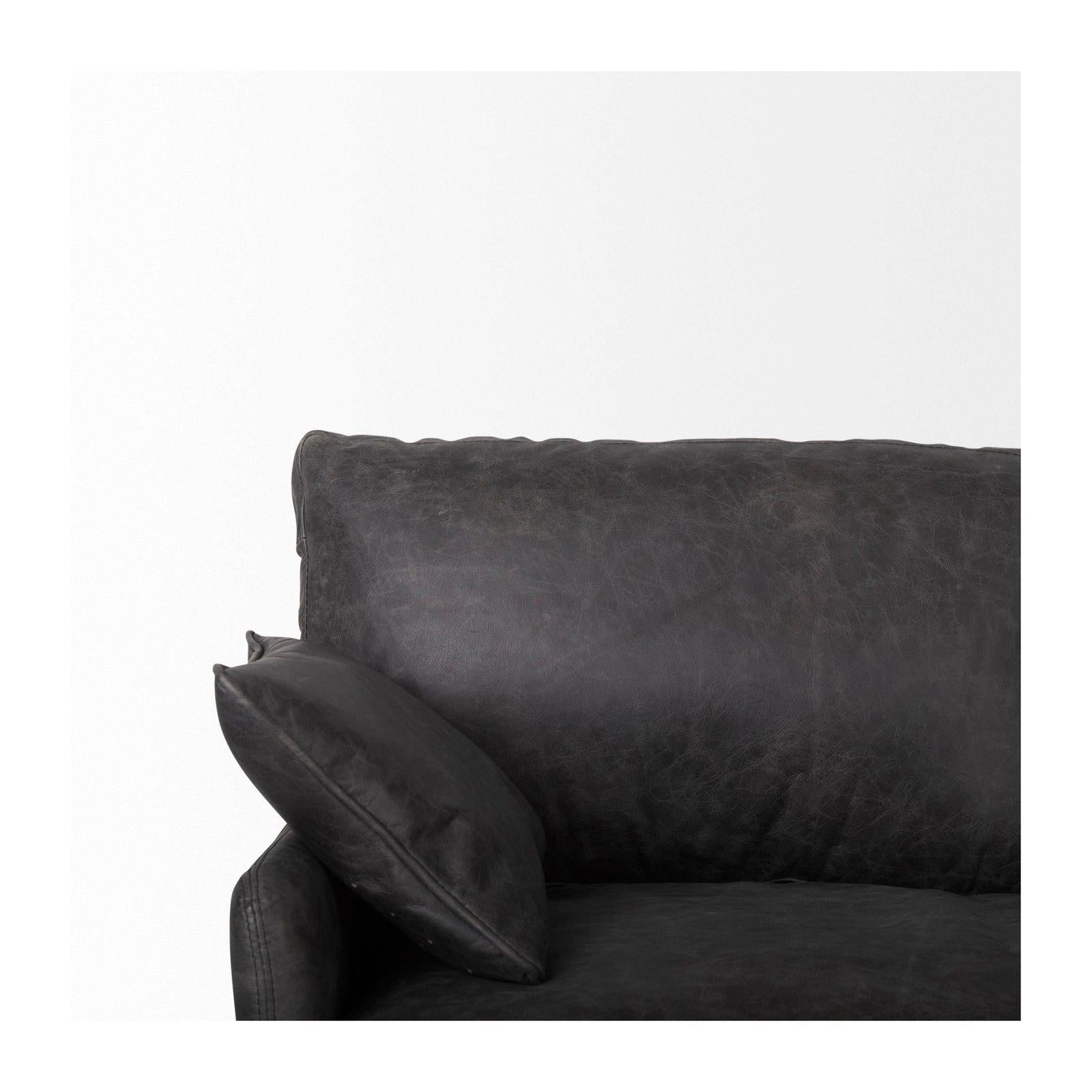 Mercana Cochrane Leather Three Seater Sofa