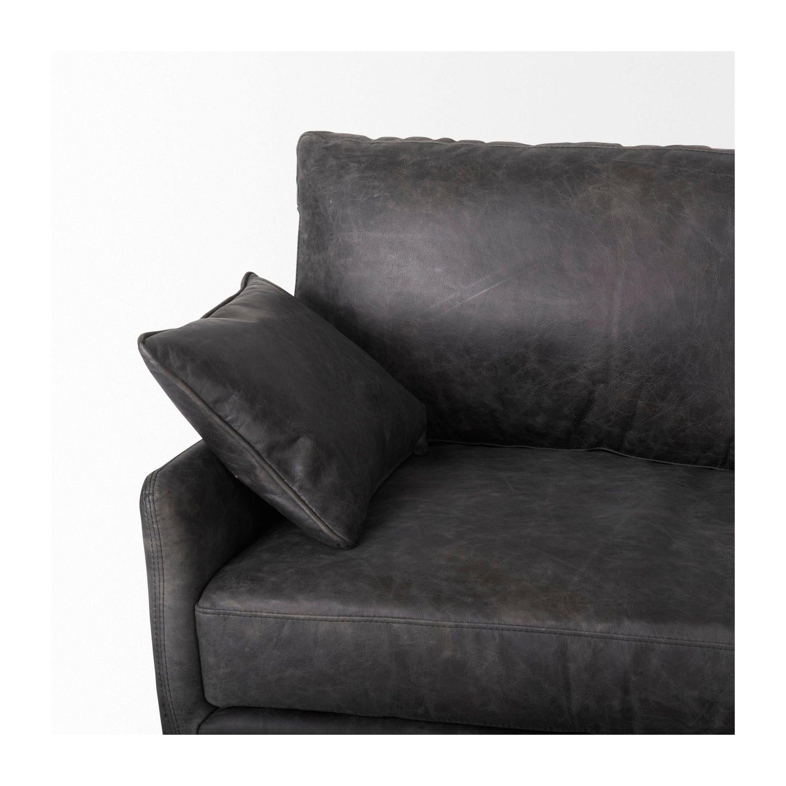 Mercana Cochrane Leather Three Seater Sofa