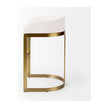 Mercana Hollyfield Gold Metal Base Bar Stool
