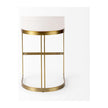 Mercana Hollyfield Gold Metal Base Bar Stool