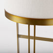 Mercana Hollyfield Gold Metal Base Bar Stool