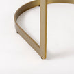 Mercana Hollyfield Gold Metal Base Bar Stool