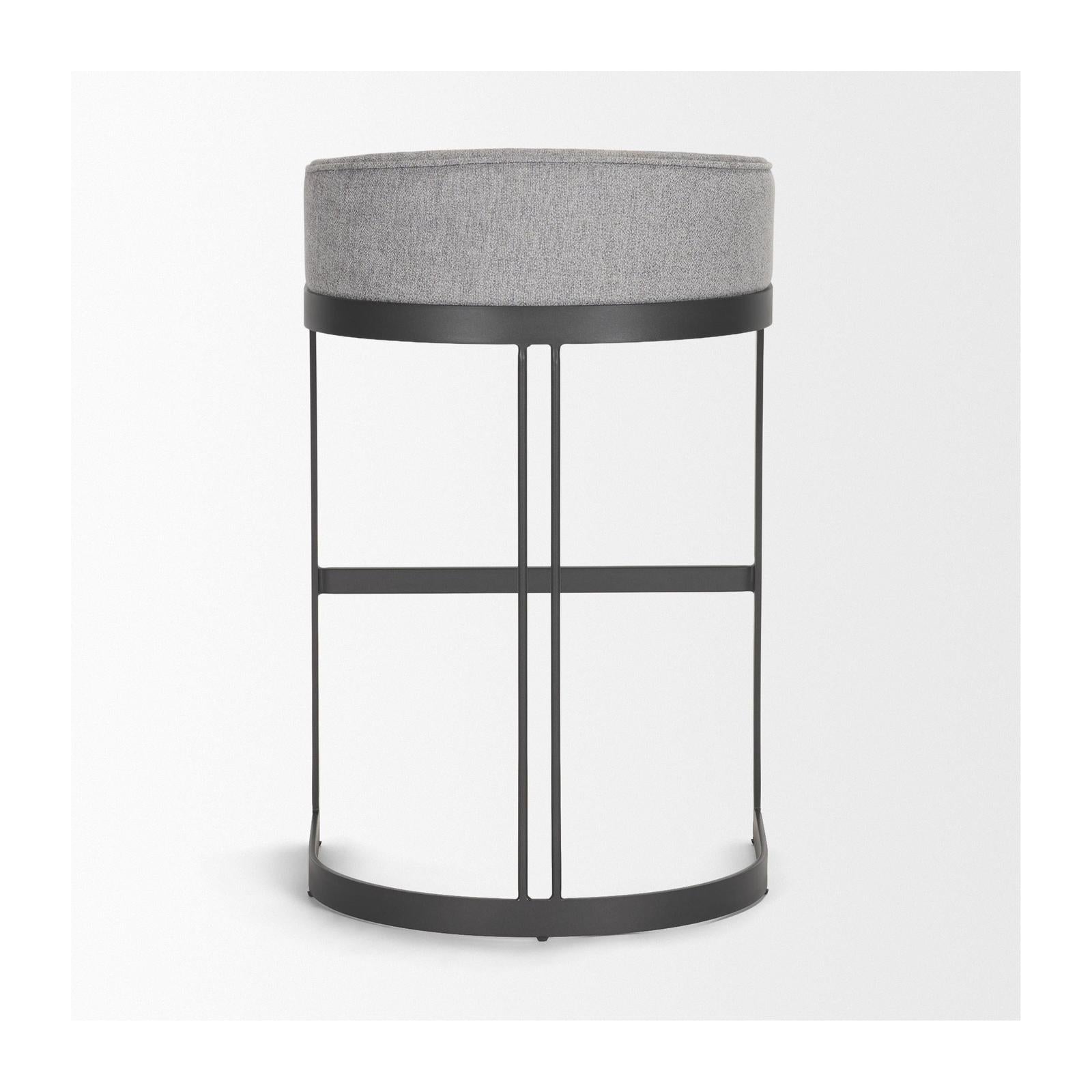 Mercana Hollyfield Gold Metal Base Bar Stool