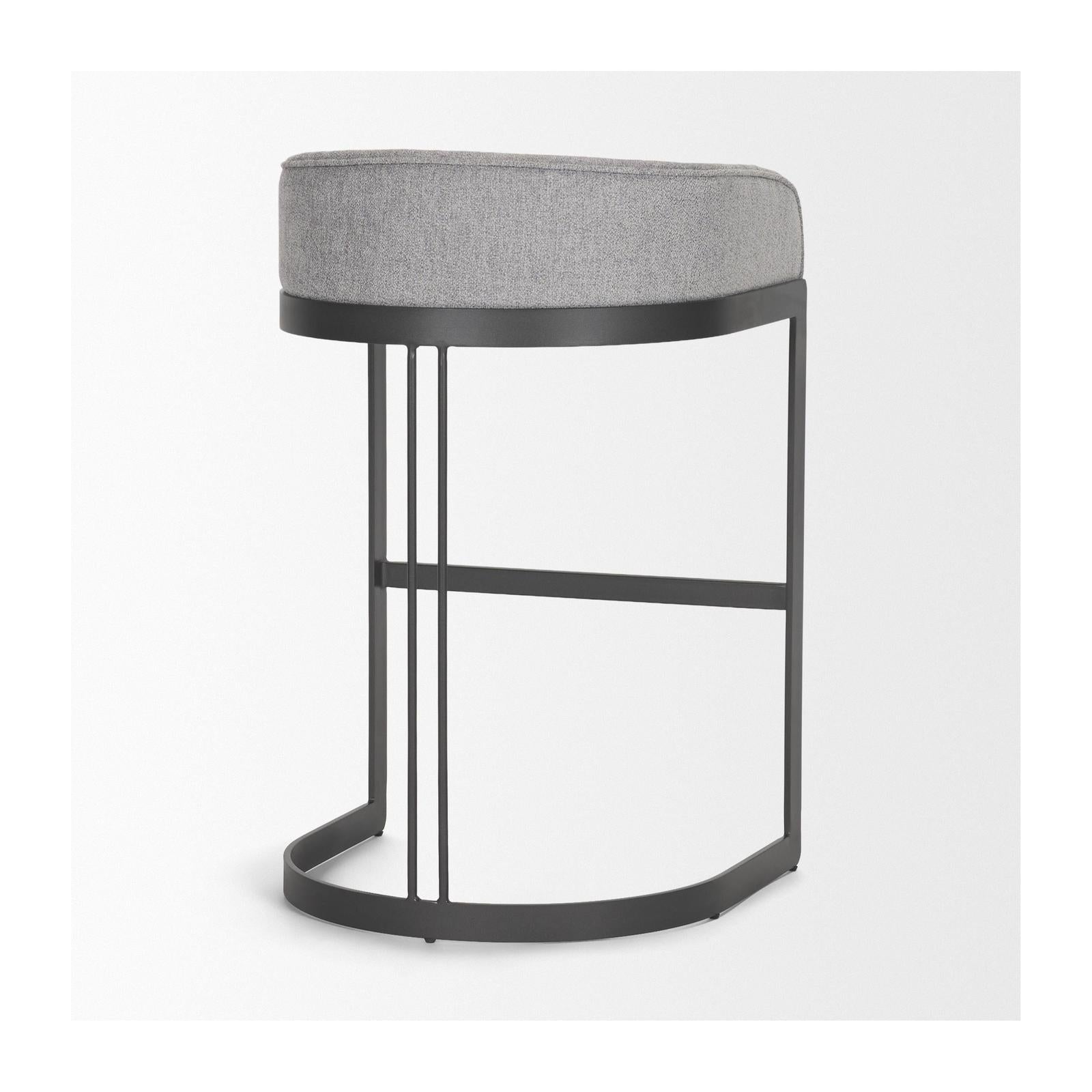 Mercana Hollyfield Gold Metal Base Bar Stool