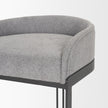 Mercana Hollyfield Gold Metal Base Bar Stool