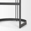 Mercana Hollyfield Gold Metal Base Bar Stool