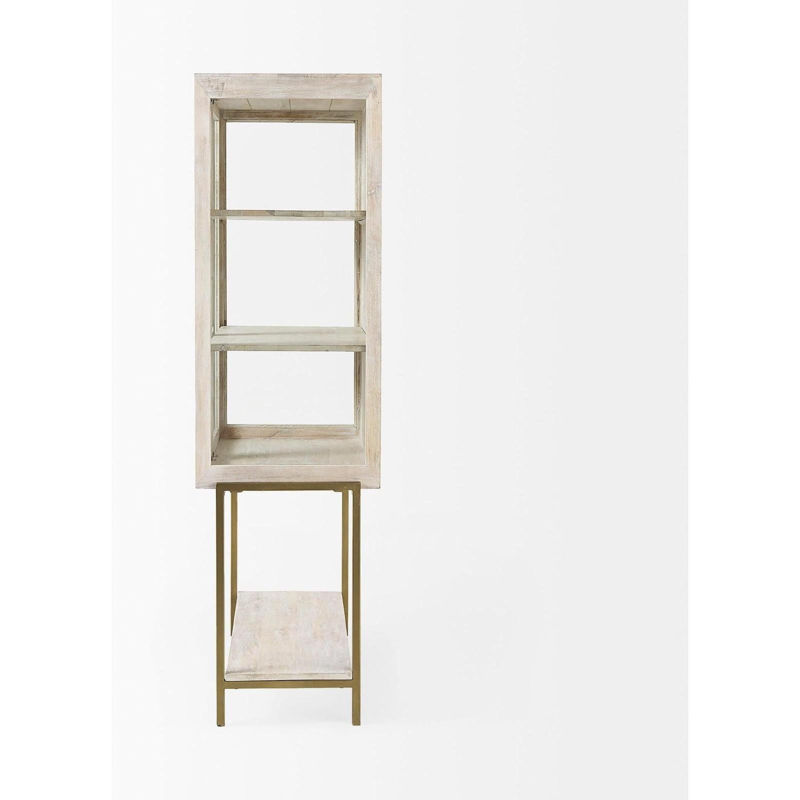 Mercana Arelius Wood Display Cabinet