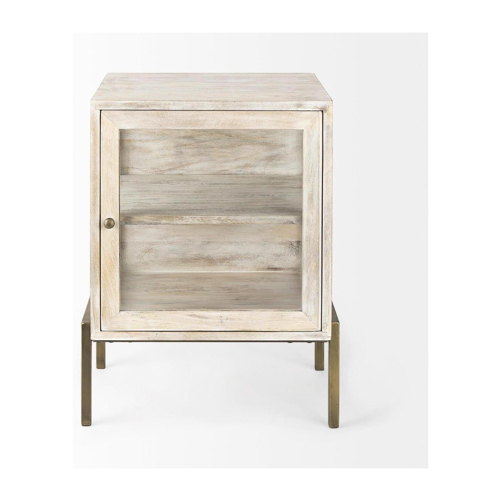 Mercana Arelius Wood End/Side Table