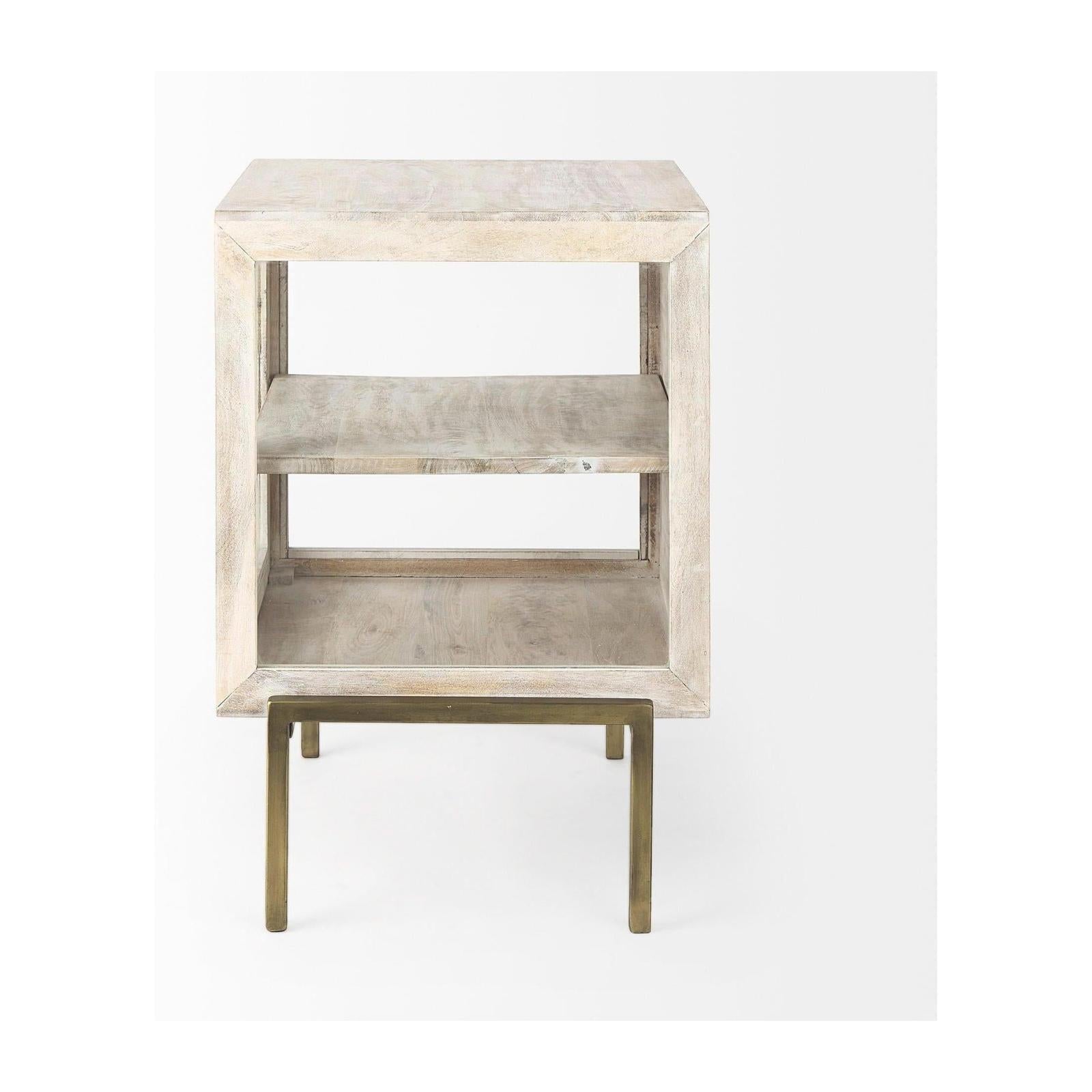 Mercana Arelius Wood End/Side Table