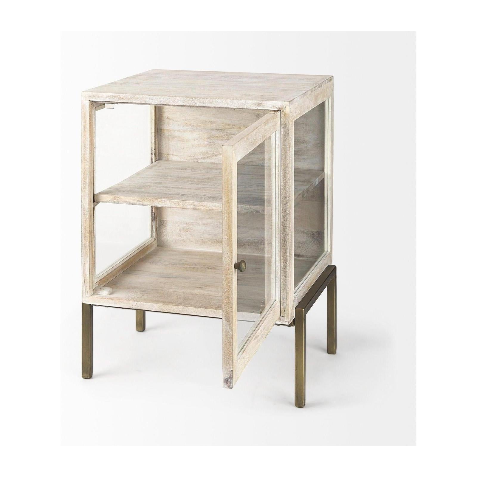 Mercana Arelius Wood End/Side Table