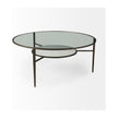 Mercana Felicity Marble Top W/Iron Frame Coffee Table Clearance