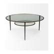 Mercana Felicity Marble Top W/Iron Frame Coffee Table Clearance