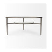 Mercana Felicity Marble Top W/Iron Frame Coffee Table Clearance