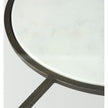 Mercana Felicity Marble Top W/Iron Frame Coffee Table Clearance