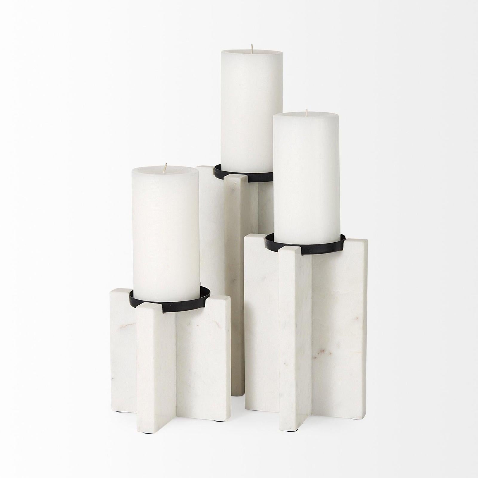 Mercana Sophia Marble Candle Holder