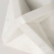 Mercana Sophia White Marble Decor Stand Clearance