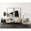 Mercana Micra Matte Black Metal Decorative Object on a Stand