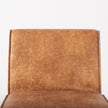 Mercana Damon Cognac Brown Faux Leather Dining Chair Clearance
