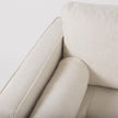 Mercana Loretta Cream Fabric Chair W/ Two Bolster Cushions Clearance