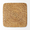 Mercana Maya Light Brown W/Medium Brown Stripes Seagrass Pouf