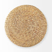 Mercana Michelle Light Brown Woven Seagrass Round Pouf