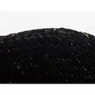 Mercana Ella Black Seagrass Basket W/ Light Brown Handles-Set of 3