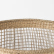 Mercana Bowie Medium Brown Seagrass Round Basket W/ Handles-Set of 3 Clearance