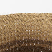 Mercana Vance Light Brown Palm Leaf and Seagrass Round Basket W/ Handles Clearance