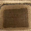 Mercana Emma Light Brown Seagrass Rectangular Basket W/ Black Stripes- Set of 2