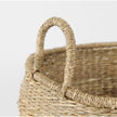 Mercana Bradley Light Brown W/Striped Seagrass Basket W/ Handles- Set of 2 Clearance