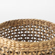 Mercana Dakota Medium Brown Seagrass Round Basket-Set of 3