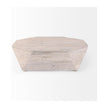 Mercana Esagono Octagonal Reclaimed Wood Coffee Table w/ Storage