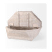 Mercana Esagono Octagonal Reclaimed Wood Coffee Table w/ Storage