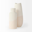 Mercana Salar Cream Crackled Ceramic Vase