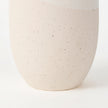Mercana Salar Cream Crackled Ceramic Vase
