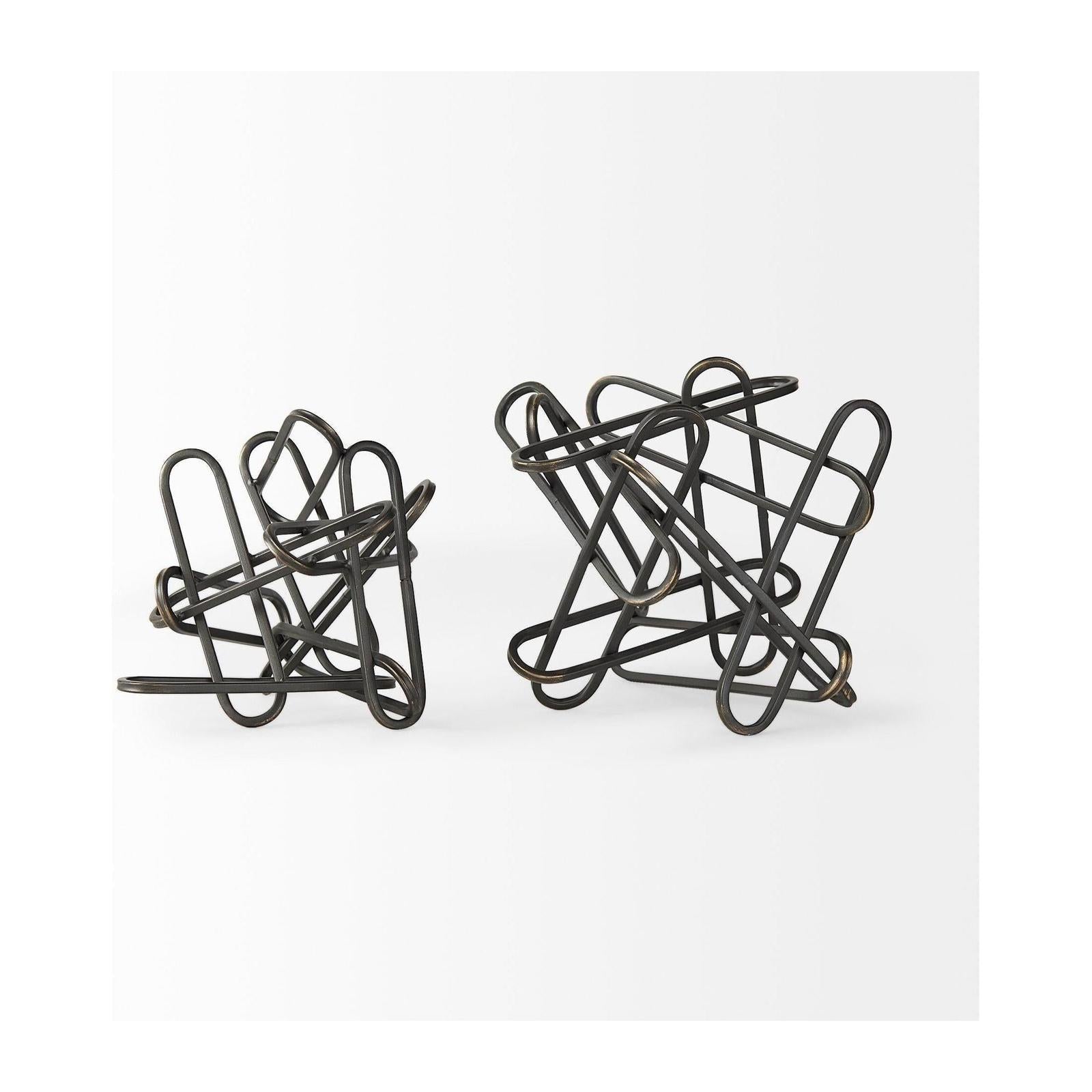 Mercana Henderson Metal Paperclip Decorative Object Clearance