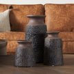 Mercana Sefina Brown/Black Patterned Ceramic Vase