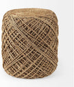 Mercana Allium Handwoven Wool Cylindrical Pouf